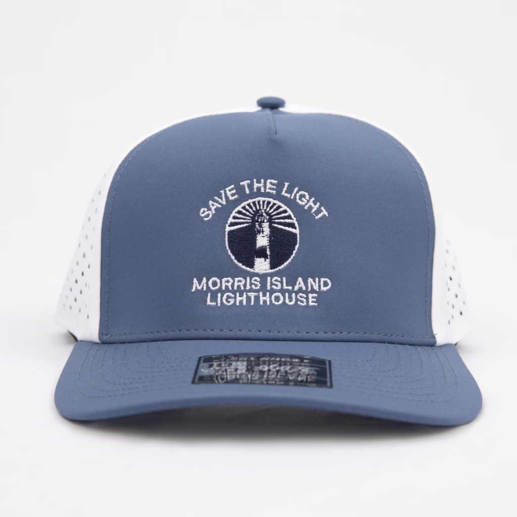 white-blue-trucker-front